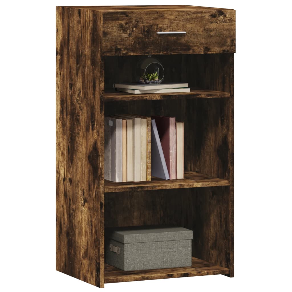 Dulap, Stejar Fumuriu, 50X42,5X93 Cm, Lemn Prelucrat