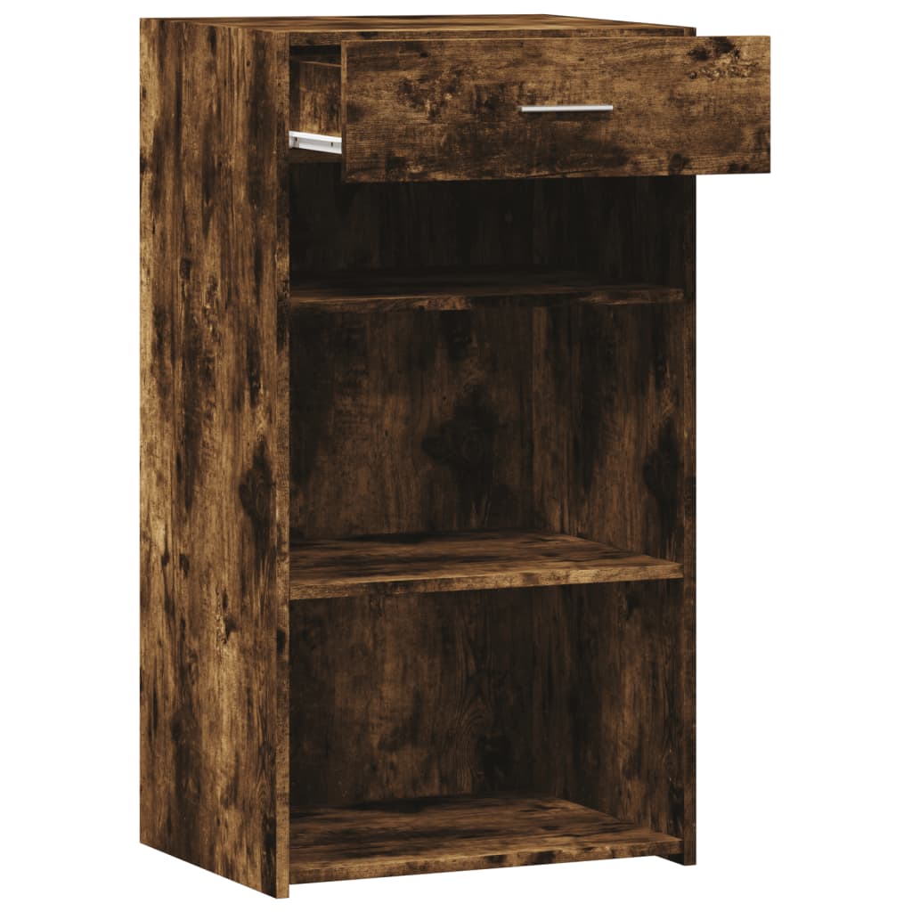 Dulap, Stejar Fumuriu, 50X42,5X93 Cm, Lemn Prelucrat