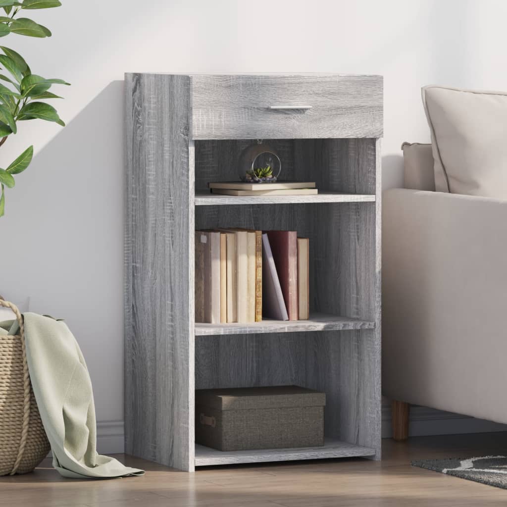 Dulap, Stejar Fumuriu, 50X42,5X93 Cm, Lemn Prelucrat