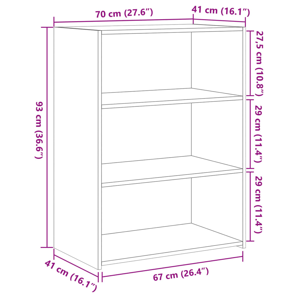 Dulap, , 70X41X93 Cm, Lemn Prelucrat