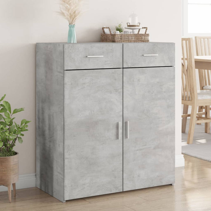 Dulap, Stejar Fumuriu, 80X42,5X93 Cm, Lemn Prelucrat