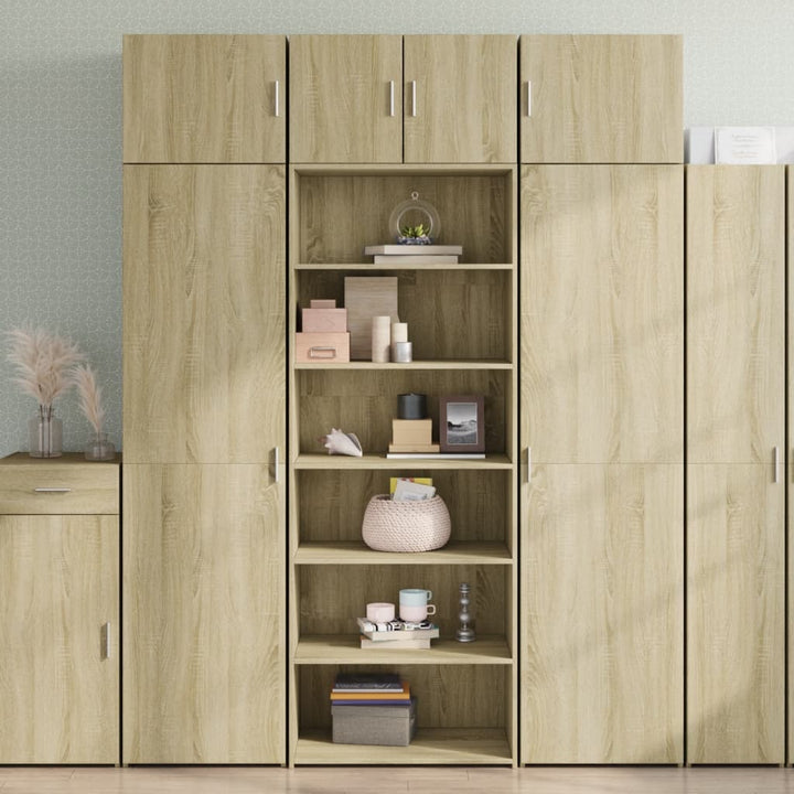 Dulap Înalt, Stejar Maro, 70X41X185 Cm, Lemn Prelucrat