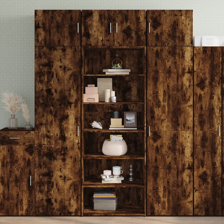 Dulap Înalt, Stejar Maro, 70X41X185 Cm, Lemn Prelucrat