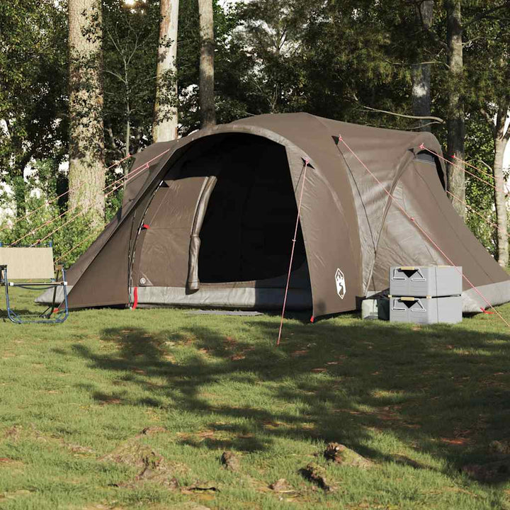 Cort De Camping Cupolă Pentru 6 Persoane, , Impermeabil