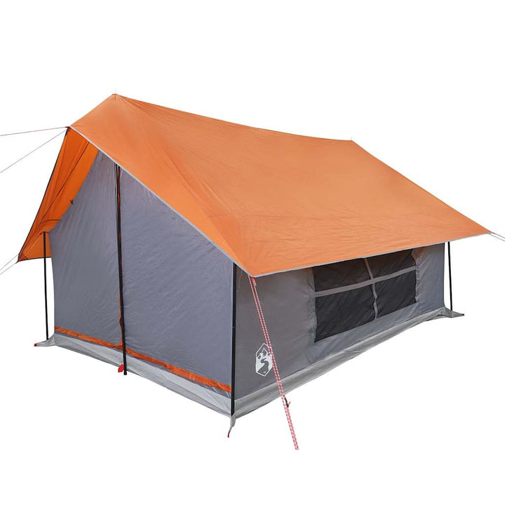 Cort De Camping Pentru 5 Persoane, Gri/Portocaliu, Impermeabil
