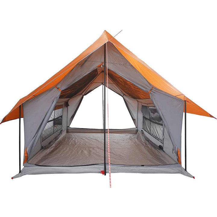Cort De Camping Pentru 5 Persoane, Gri/Portocaliu, Impermeabil