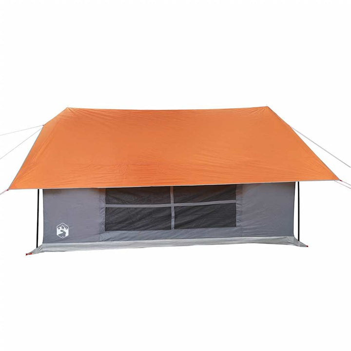 Cort De Camping Pentru 5 Persoane, Gri/Portocaliu, Impermeabil