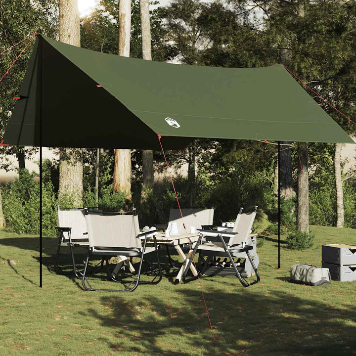 Prelată De Camping, Portocaliu, 430X380X210 Cm, Impermeabilă