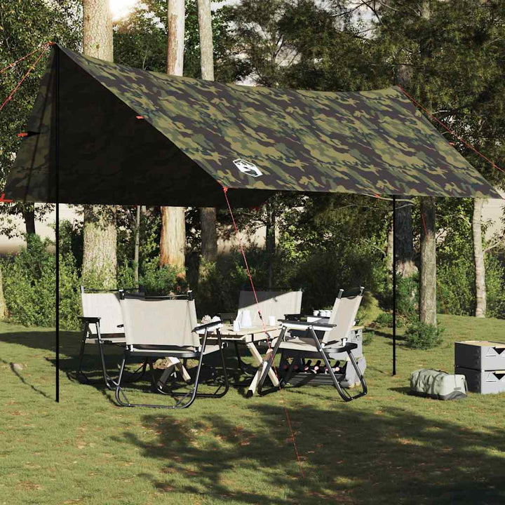 Prelată De Camping, Portocaliu, 430X380X210 Cm, Impermeabilă