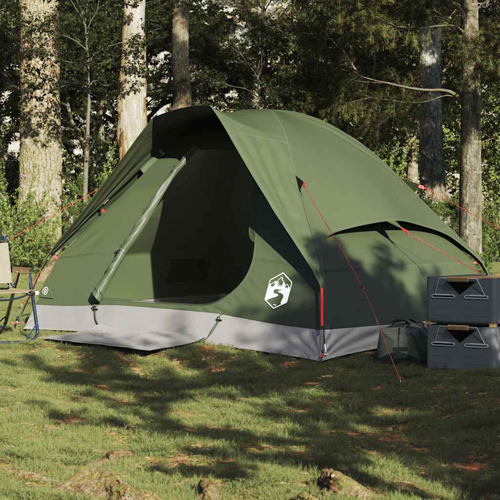 Cort De Camping Pentru , Gri/Portocaliu, Impermeabil
