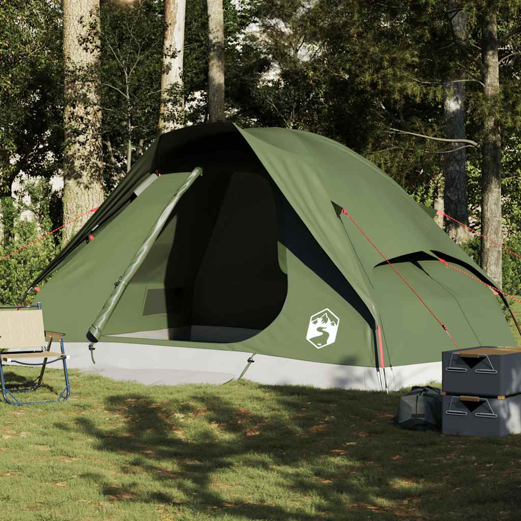 Cort De Camping Pentru , Gri/Portocaliu, Impermeabil