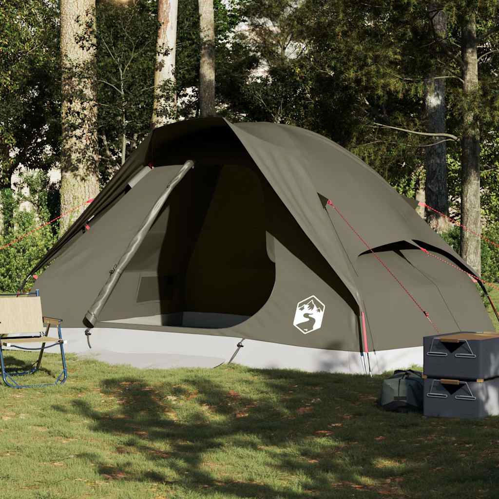 Cort De Camping Pentru , Gri/Portocaliu, Impermeabil