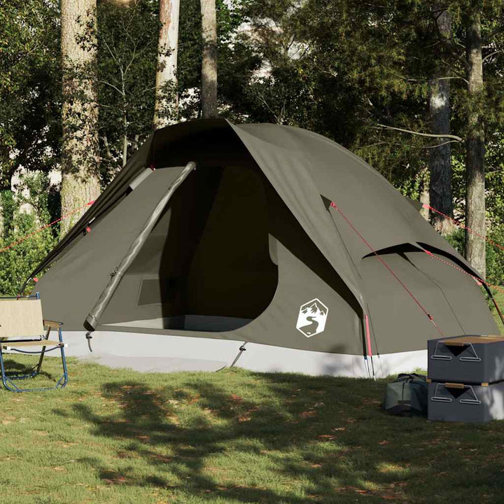 Cort De Camping Pentru , Gri/Portocaliu, Impermeabil