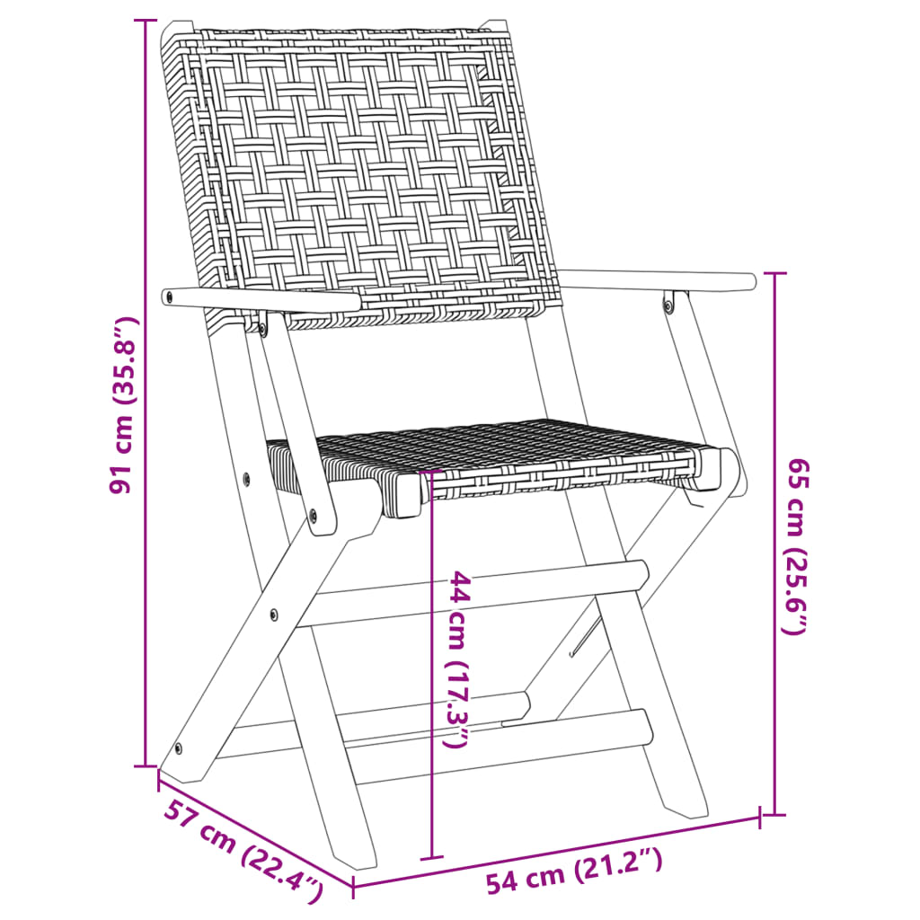 Set Mobilier Grădină, 5 Piese, , Poliratan Și Lemn Masiv
