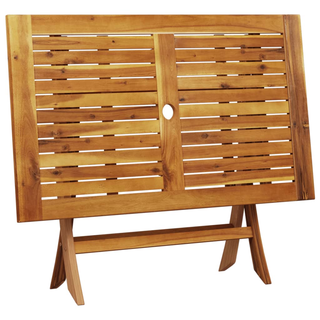 Set Mobilier Grădină, 5 Piese, , Poliratan Și Lemn Masiv