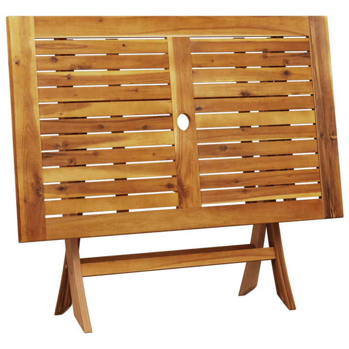 Set Mobilier Grădină, 5 Piese, , Poliratan Și Lemn Masiv