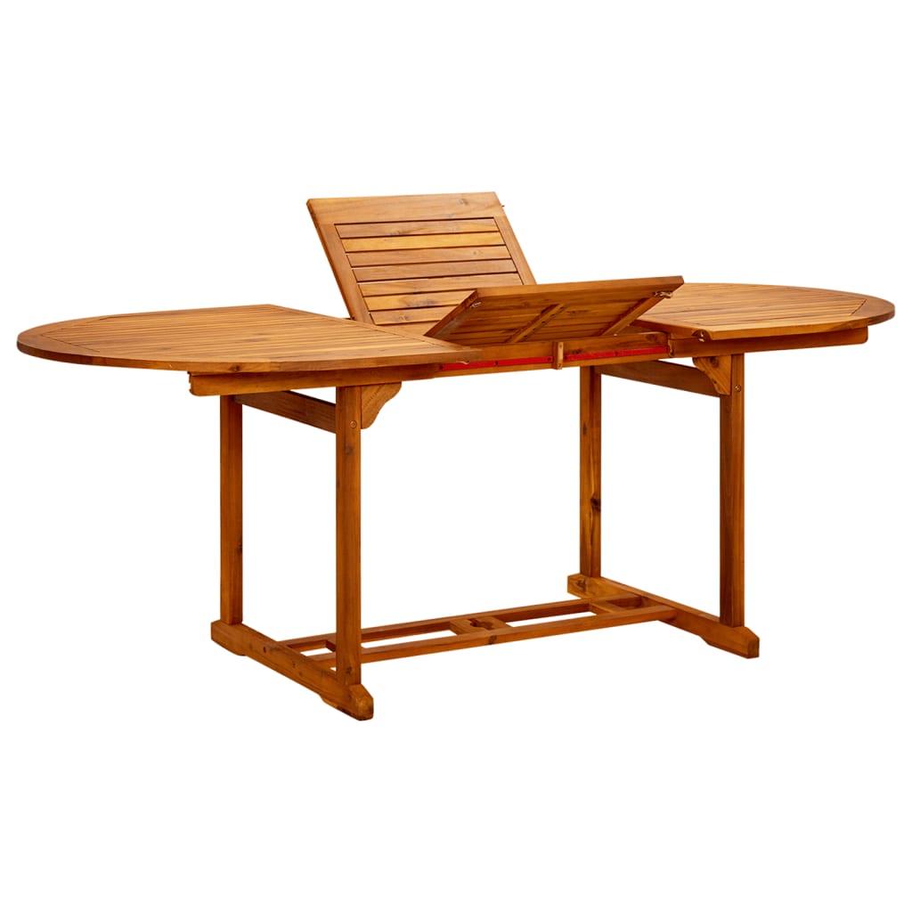 Set Mobilier De Grădină, 7 Piese, , Poliratan Și Lemn Masiv
