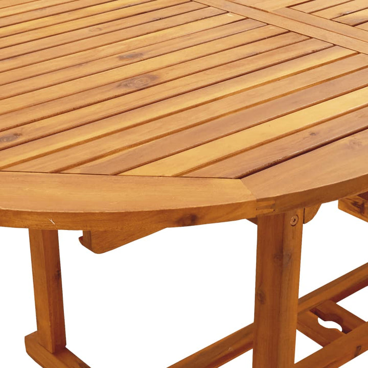 Set Mobilier De Grădină, 7 Piese, , Poliratan Și Lemn Masiv