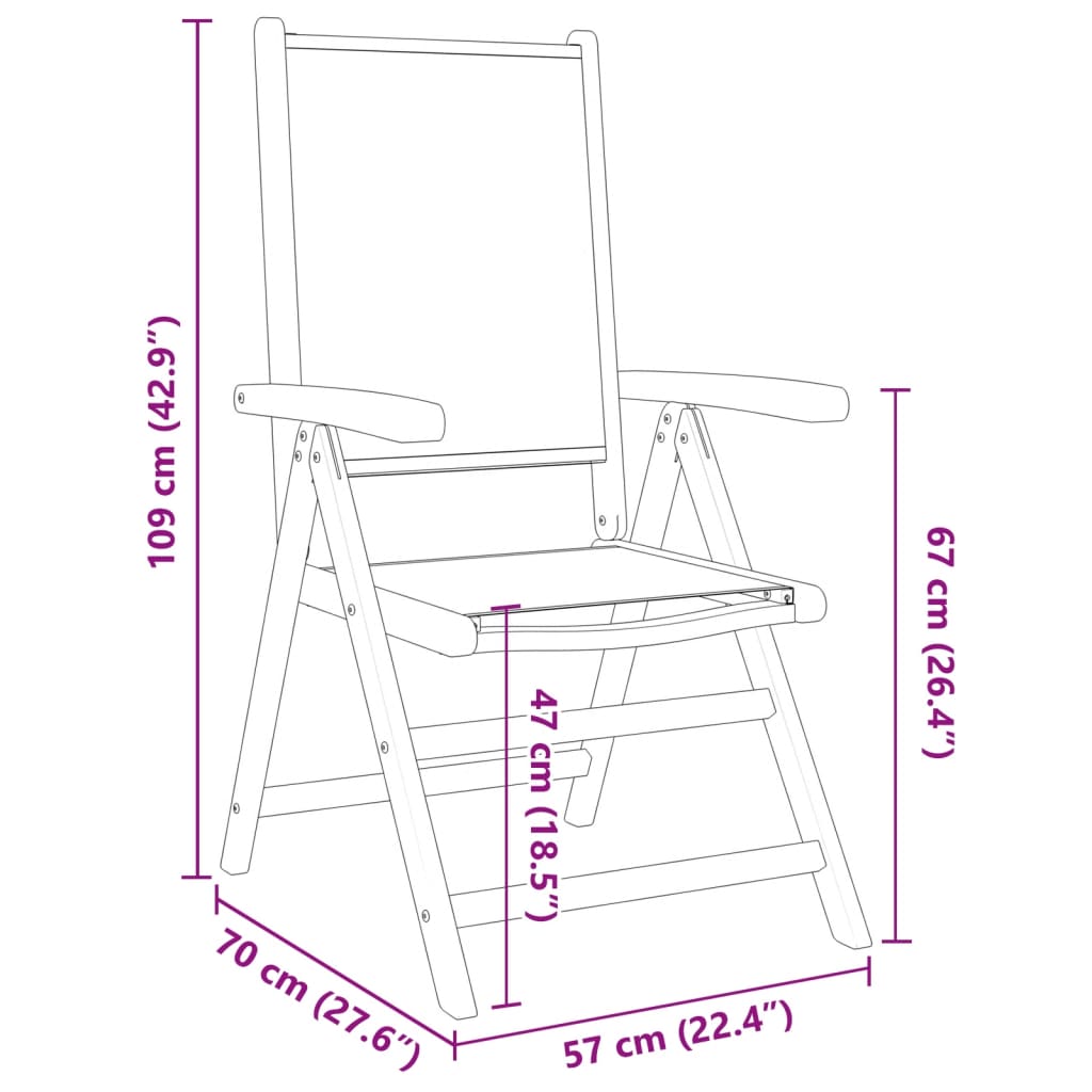 Set Mobilier De Grădină 7 Piese Textil /Lemn Masiv