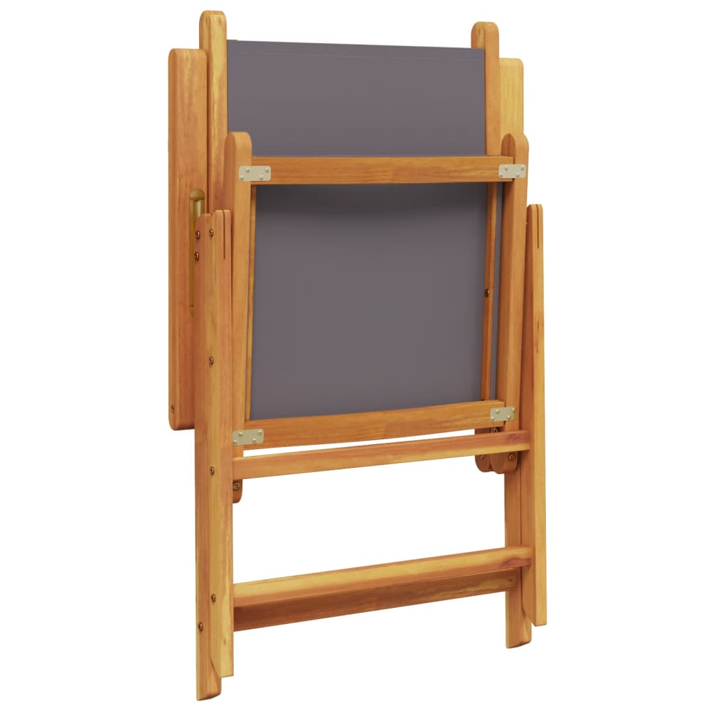 Set Mobilier De Grădină 7 Piese Textil /Lemn Masiv