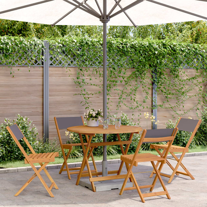 Set Mobilier Bistro, 3 Piese, Textil /Lemn Masiv