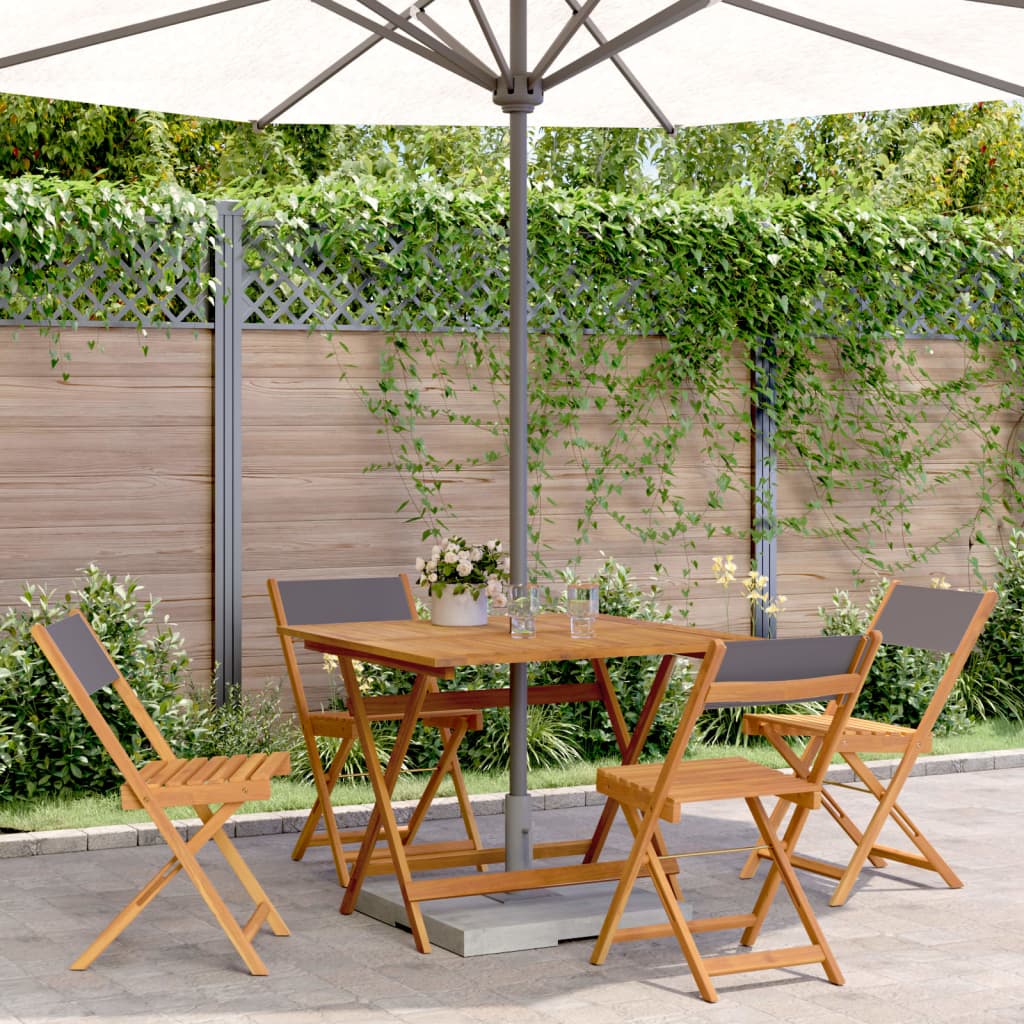 Set Mobilier Bistro, 3 Piese, Textil /Lemn Masiv