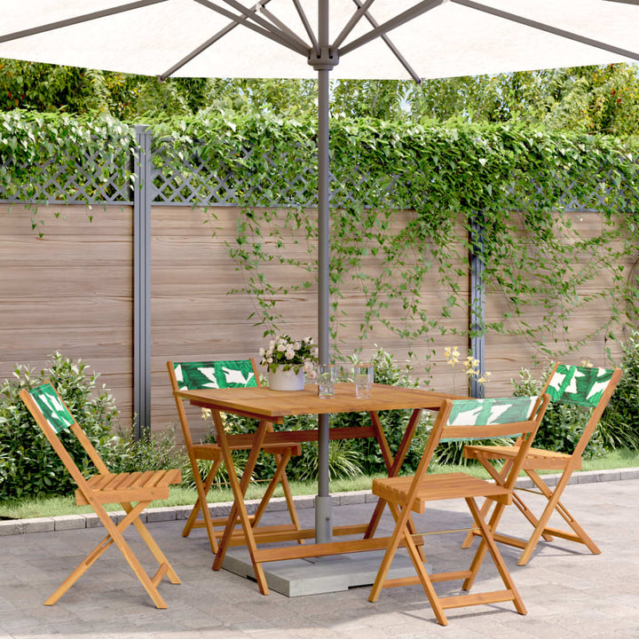 Set Mobilier Bistro, 3 Piese, Textil /Lemn Masiv