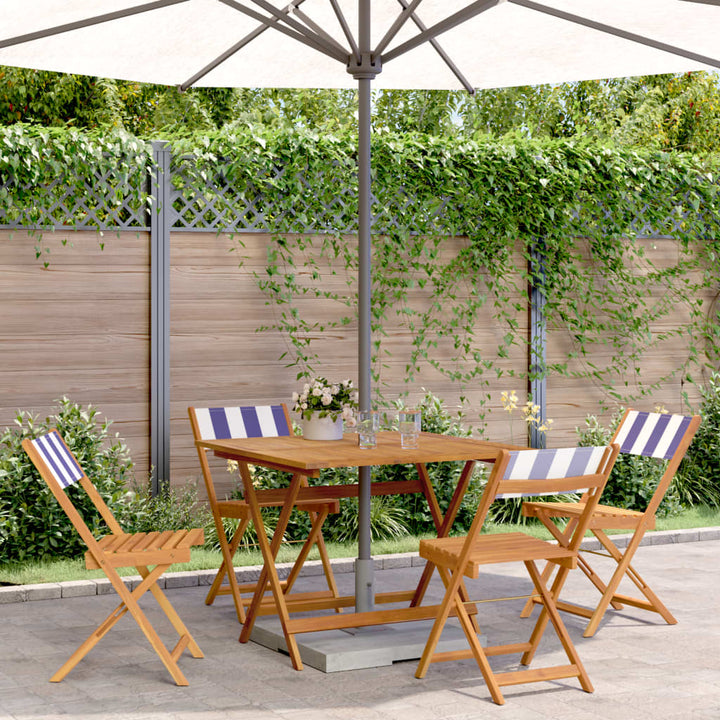 Set Mobilier Bistro, 3 Piese, Textil /Lemn Masiv