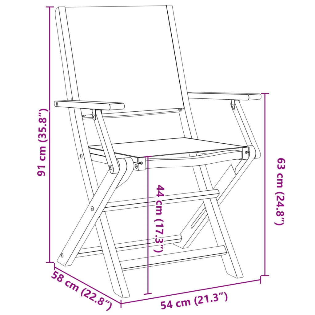 Set Mobilier Bistro, 3 Piese, Textil /Lemn Masiv