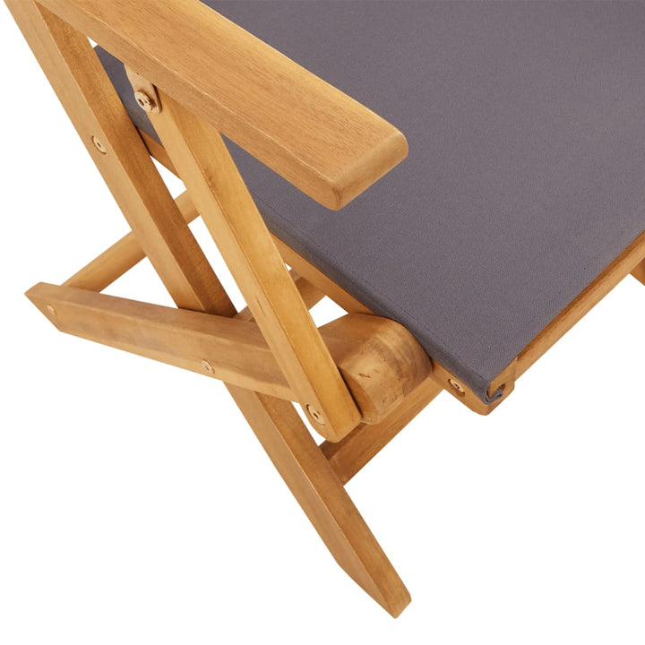 Set Mobilier Bistro, 3 Piese, Textil /Lemn Masiv