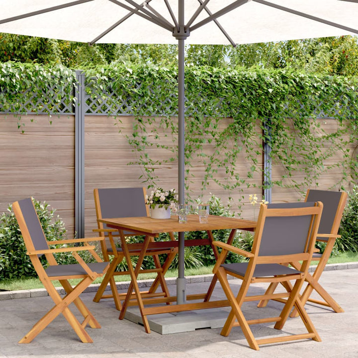 Set Mobilier Bistro, 3 Piese, Textil /Lemn Masiv