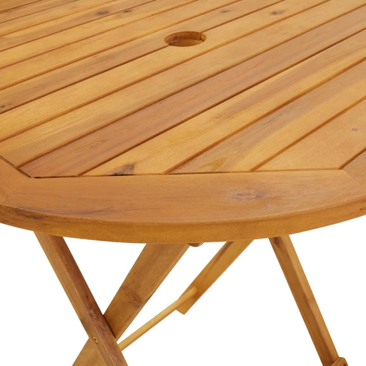 Set Mobilier Bistro, 3 Piese, , Polipropilenă Și Lemn Masiv