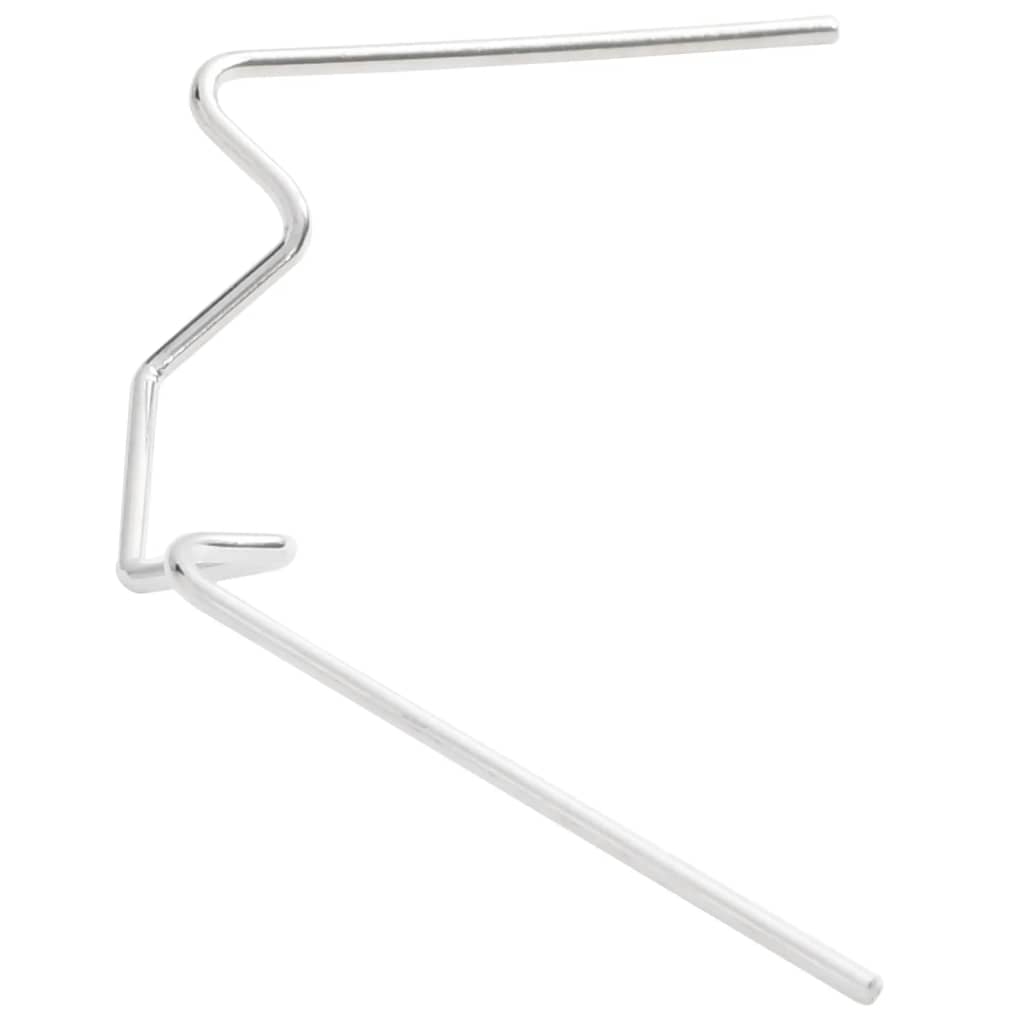 Cleme Pentru Seră 50 Buc. Oțel Galvanizat Tip W