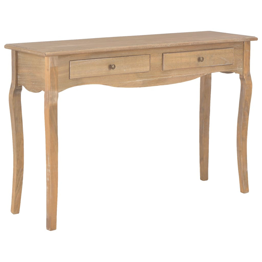 Masă Consolă Cu 2 Sertare, 110X35X76 Cm, Lemn Prelucrat
