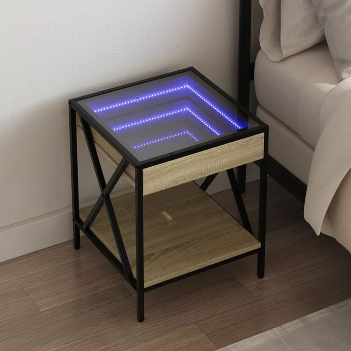 Noptieră Cu Led Infinity, , 40X40X49 Cm