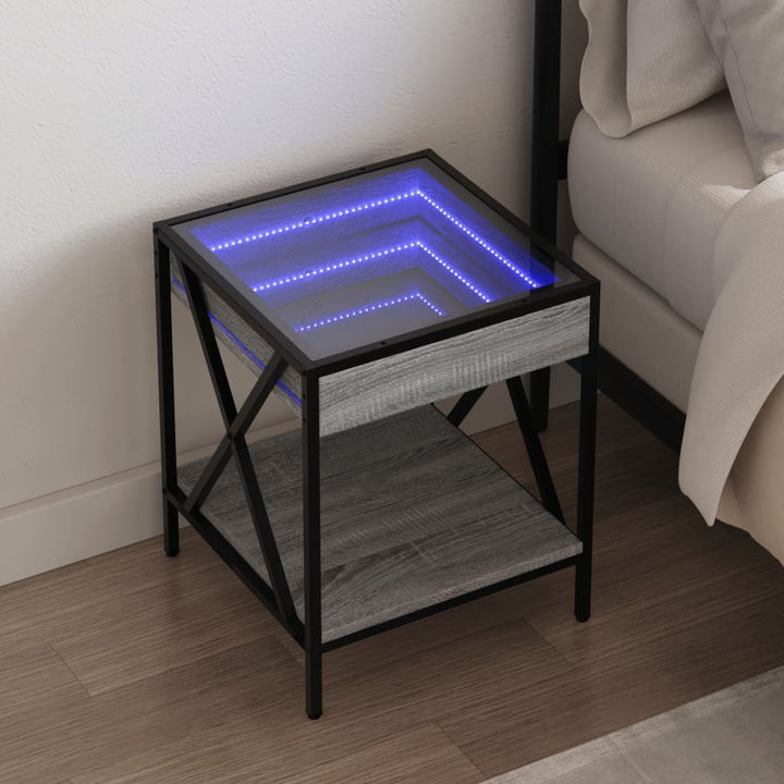 Noptieră Cu Led Infinity, , 40X40X49 Cm