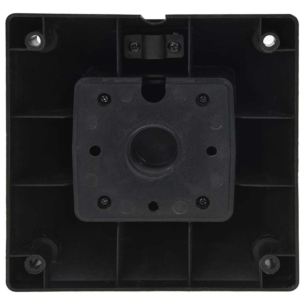 Coloană Priză De Exterior Cu 4 Căi, Negru/Verde, 16X16X39,5 Cm
