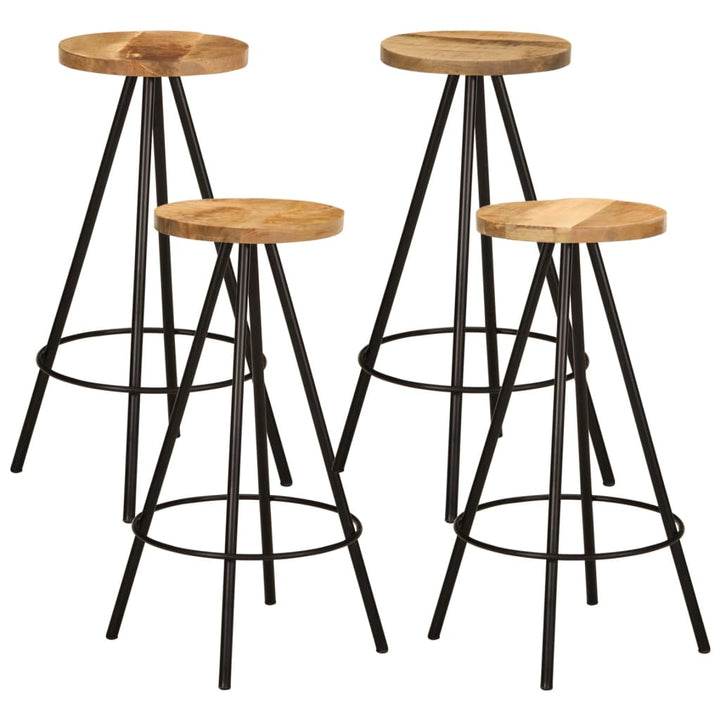Set De Bar, 5 Piese, Lemn Masiv De Mango