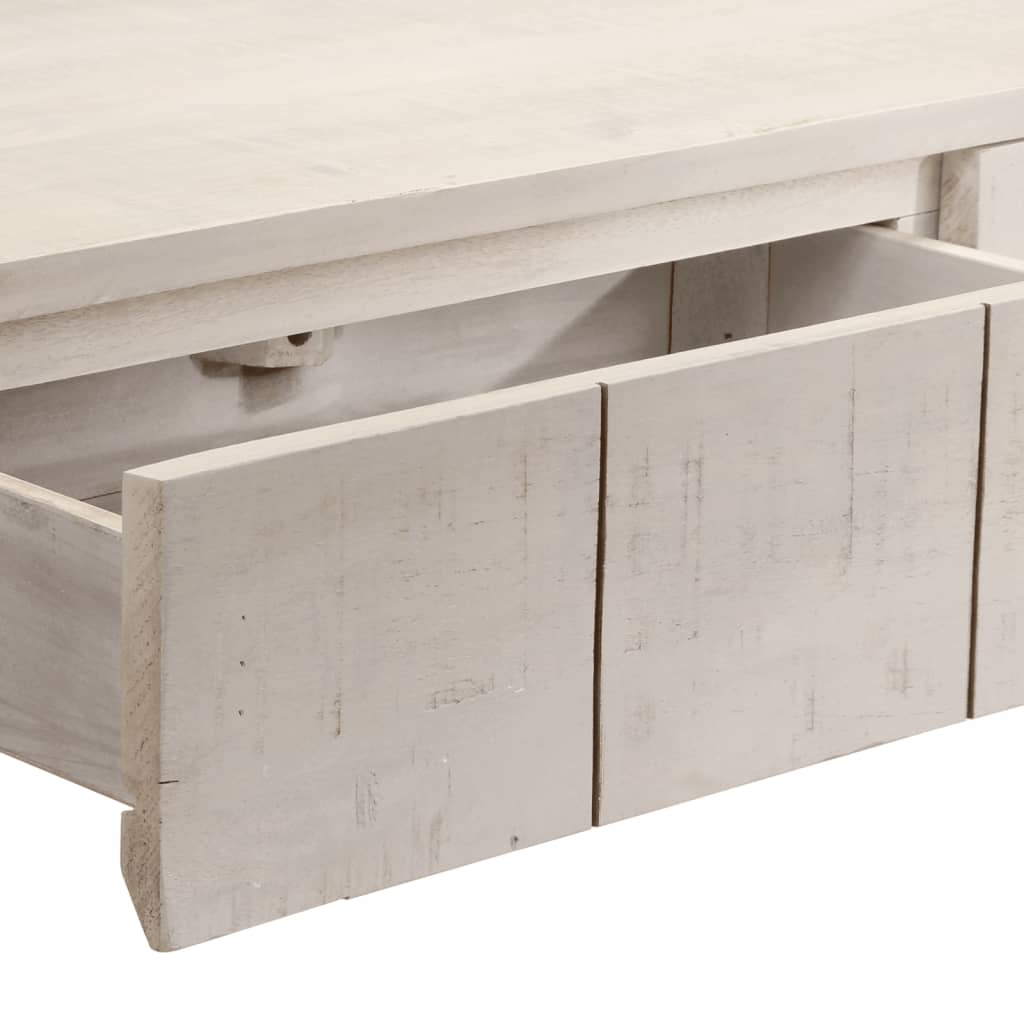 Masă Consolă, 110X35X75 Cm, Lemn Masiv De Mango