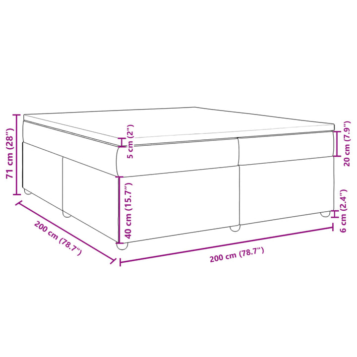 Pat Box Spring Cu Saltea, , , Textil