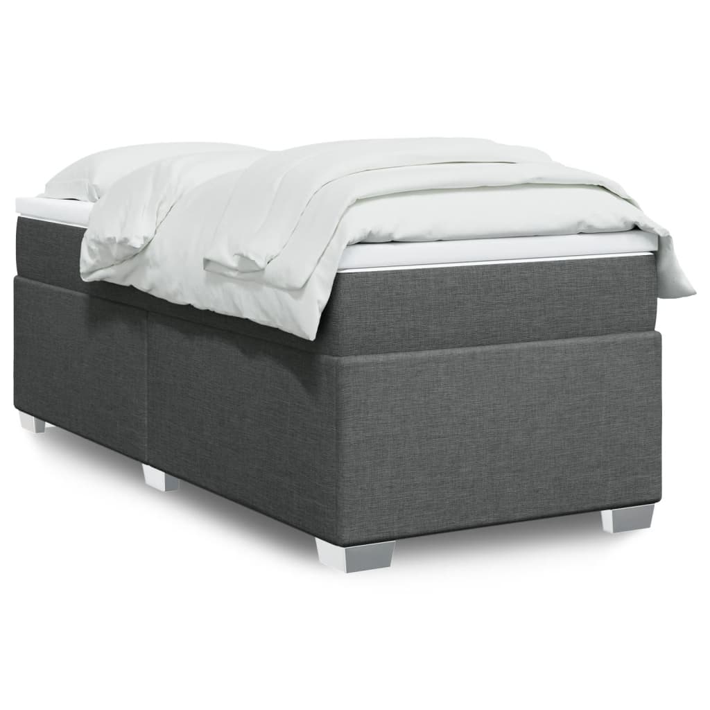 Pat Box Spring Cu Saltea, , 90X190 Cm, Textil