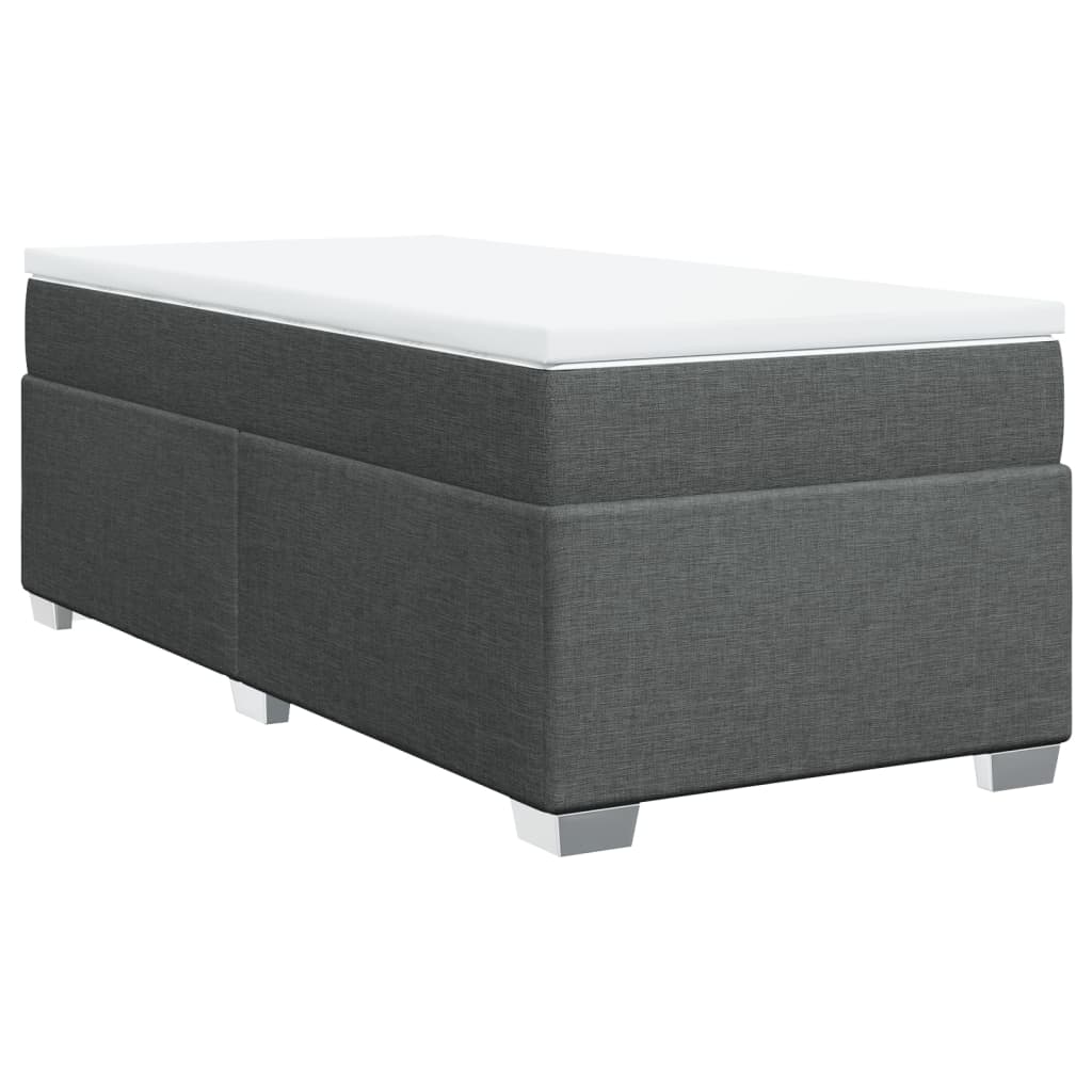 Pat Box Spring Cu Saltea, , 90X190 Cm, Textil
