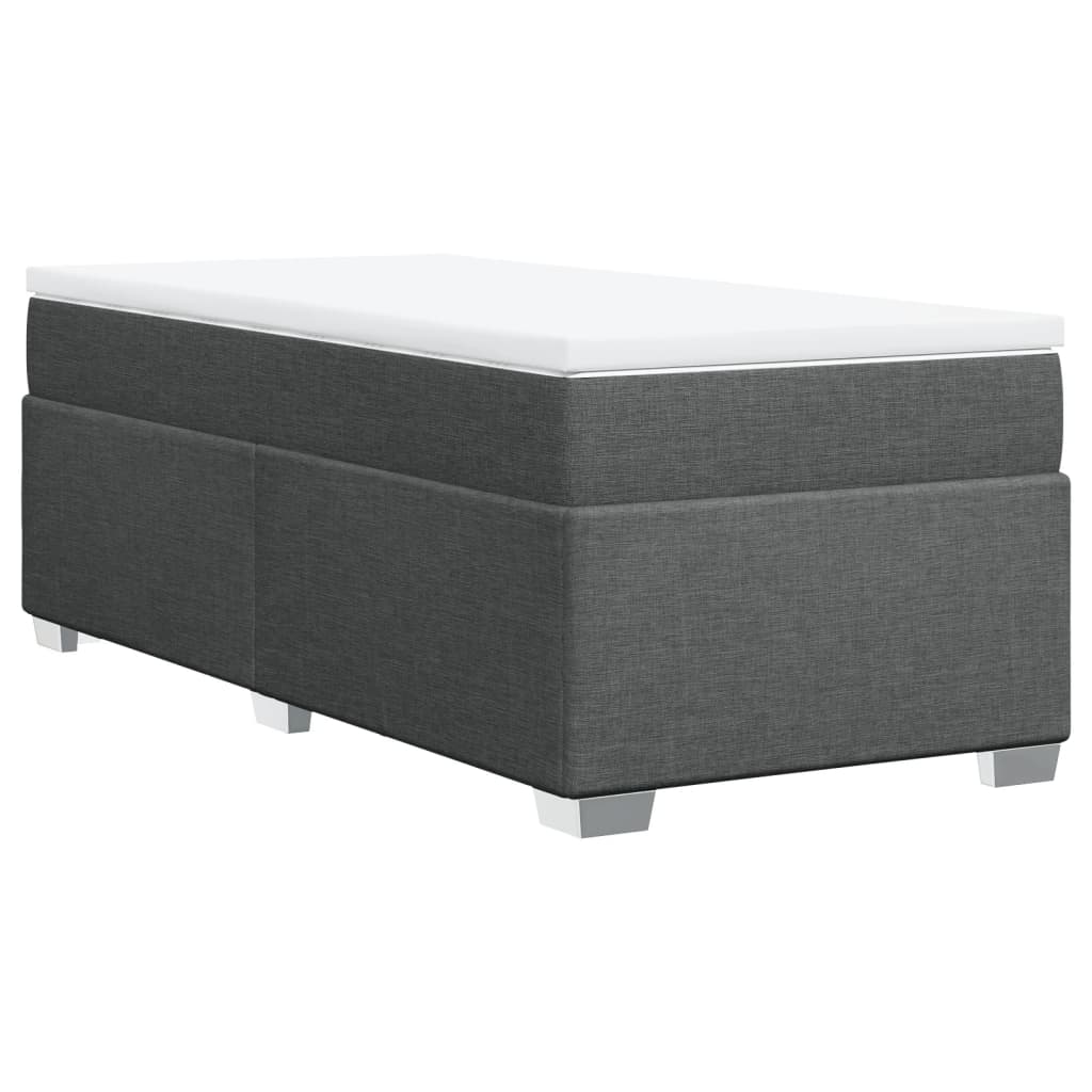 Pat Box Spring Cu Saltea, , 90X190 Cm, Textil