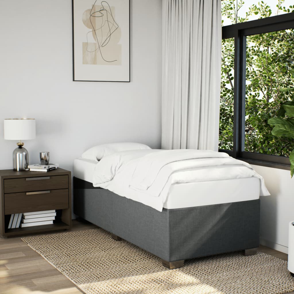 Pat Box Spring Cu Saltea, , 90X190 Cm, Textil