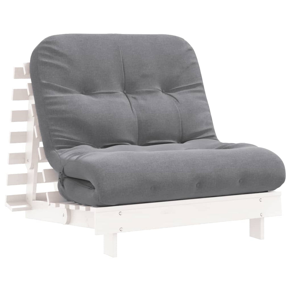 Canapea Futon Cu Saltea, , , Lemn Masiv De Pin