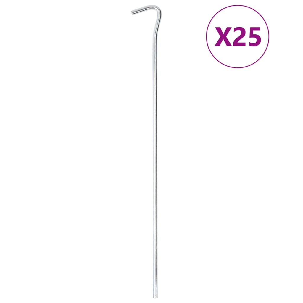 Țăruși De Cort, 50 Buc., 30 Cm, Ø, Oțel Galvanizat