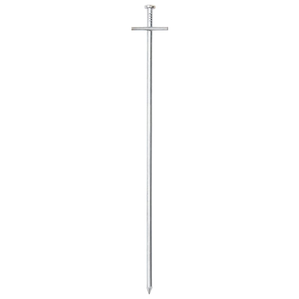Țăruși De Cort, 24 Buc., 29,5 Cm, Ø6 Mm, Oțel Galvanizat