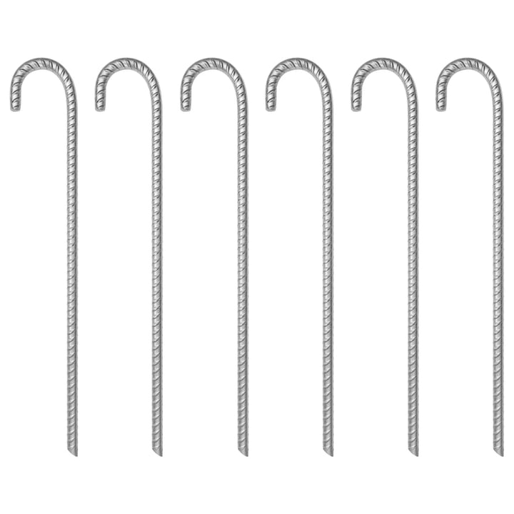 Țăruși De Cort, 24 Buc., 17 Cm, Ø20 Mm, Oțel Galvanizat