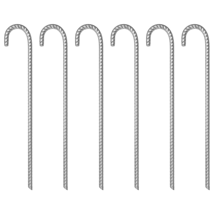 Țăruși De Cort, 24 Buc., 17 Cm, Ø20 Mm, Oțel Galvanizat