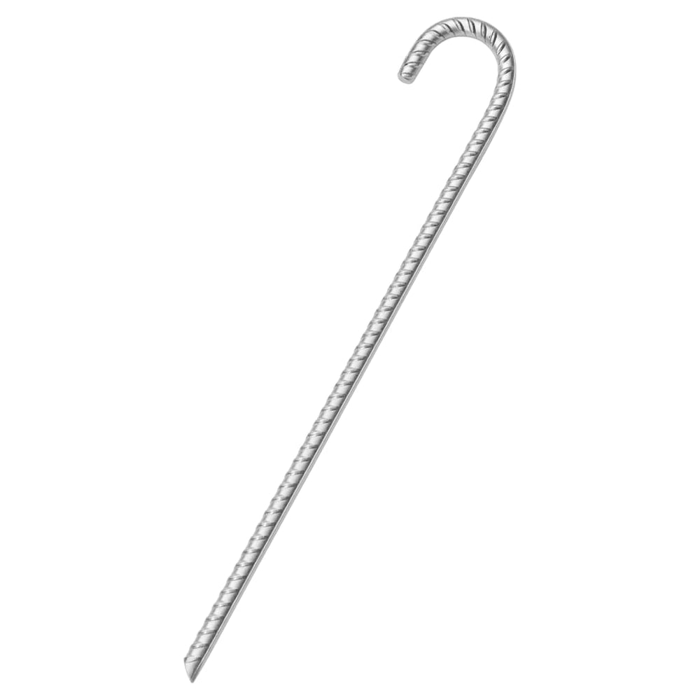 Țăruși De Cort, 24 Buc., 17 Cm, Ø20 Mm, Oțel Galvanizat